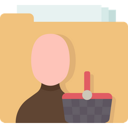 Customer Data  Icon