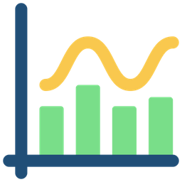 Gráfico de barras  Ícone