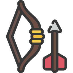 Bow And Arrow  Icon