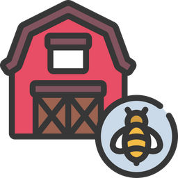 Granja de abejas  Icono