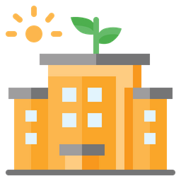 Eco Building  Icon