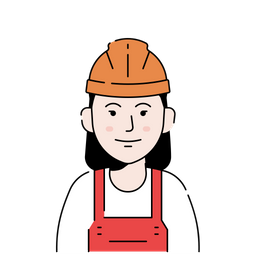 Female Contractor  Icon