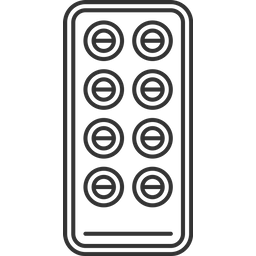 Embalagem blister  Ícone