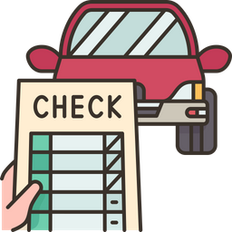 Lista de manutenção de carro  Ícone