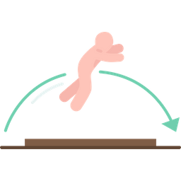 Long Jumping  Icon