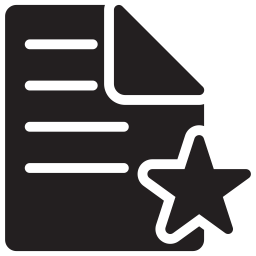 Bookmark Document  Icon