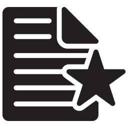 Bookmark Document  Icon