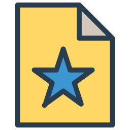 Bookmark Document  Icon