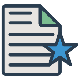 Bookmark Document  Icon