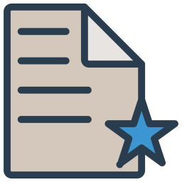 Bookmark Document  Icon