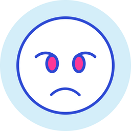 Angry Face Emoji  Icon