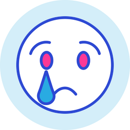 Crying Face Emoji  Icon