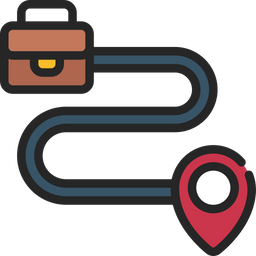 Business Route  Icon