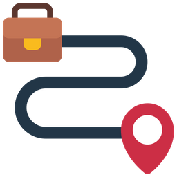 Business Route  Icon