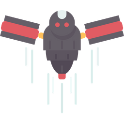 Flying Robot  Icon