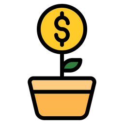 Growth Plant Money Icon  Icon