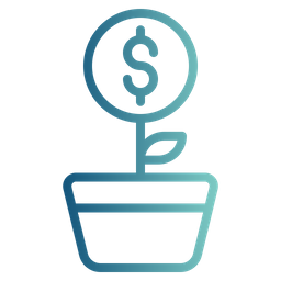 Growth Plant Money Icon  Icon