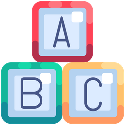 Abc block  Icon