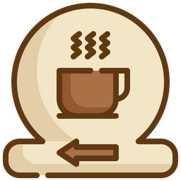 Cafe Label  Icon