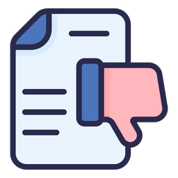 Dislike Agreement  Icon