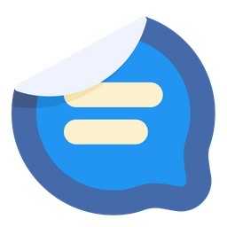 Chat Sticker  Icon