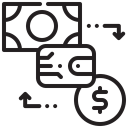 Digital Money Exchange  Icon