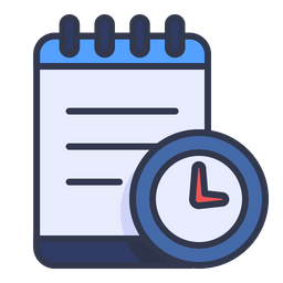 Document Time  Icon