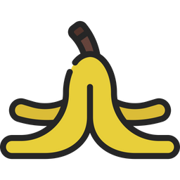 Casca de banana  Ícone