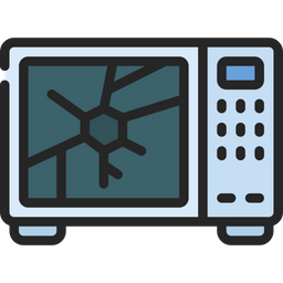 Cracked Microwave  Icon