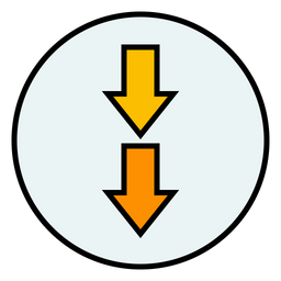 Down Arrow  Icon