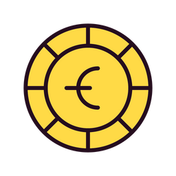 Euro Coin  Icon