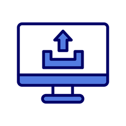 Display Upload  Icon