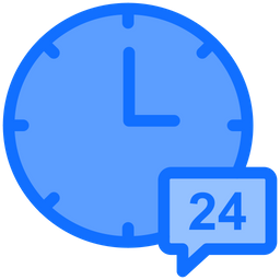 24 Hours Service  Icon