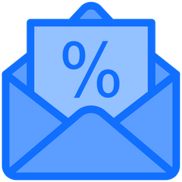 Discount Mail  Icon