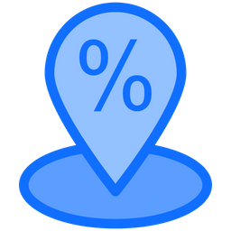 Discount Location  Icon