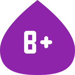 Blood type B plus  Icon