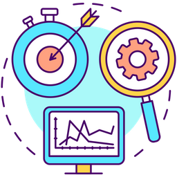 Accurate analytics and reporting  Icon