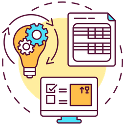 Optimised stock control  Icon