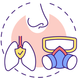 Respiratory protection  Icon