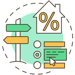 Changing mortgage type  Icon