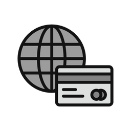 International Credit Card  Icon