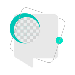 Abstract speech bubble  Icon