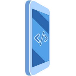 Coding on mobile  Icon