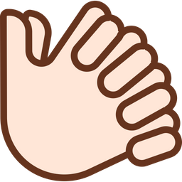 Clasped hands  Icon