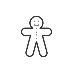 Gingerbread Man  Icon