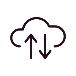 Cloud Transfer  Icon