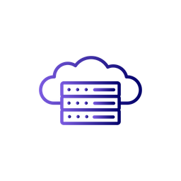 Cloud Server  Icon