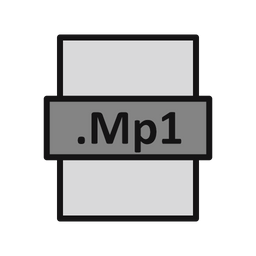 Mp 1 File  Icon