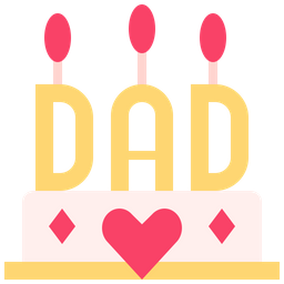 Dad Cake  Icon