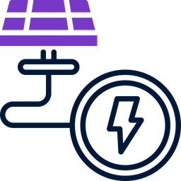 태양 전기  아이콘